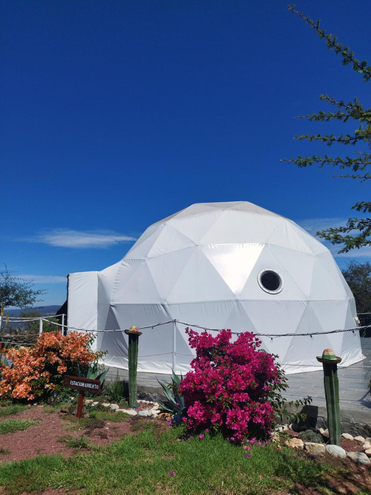 מלון הואסקה דה אוקמפו El Gato Glamping Con Vista A Prismas Basalticos מראה חיצוני תמונה