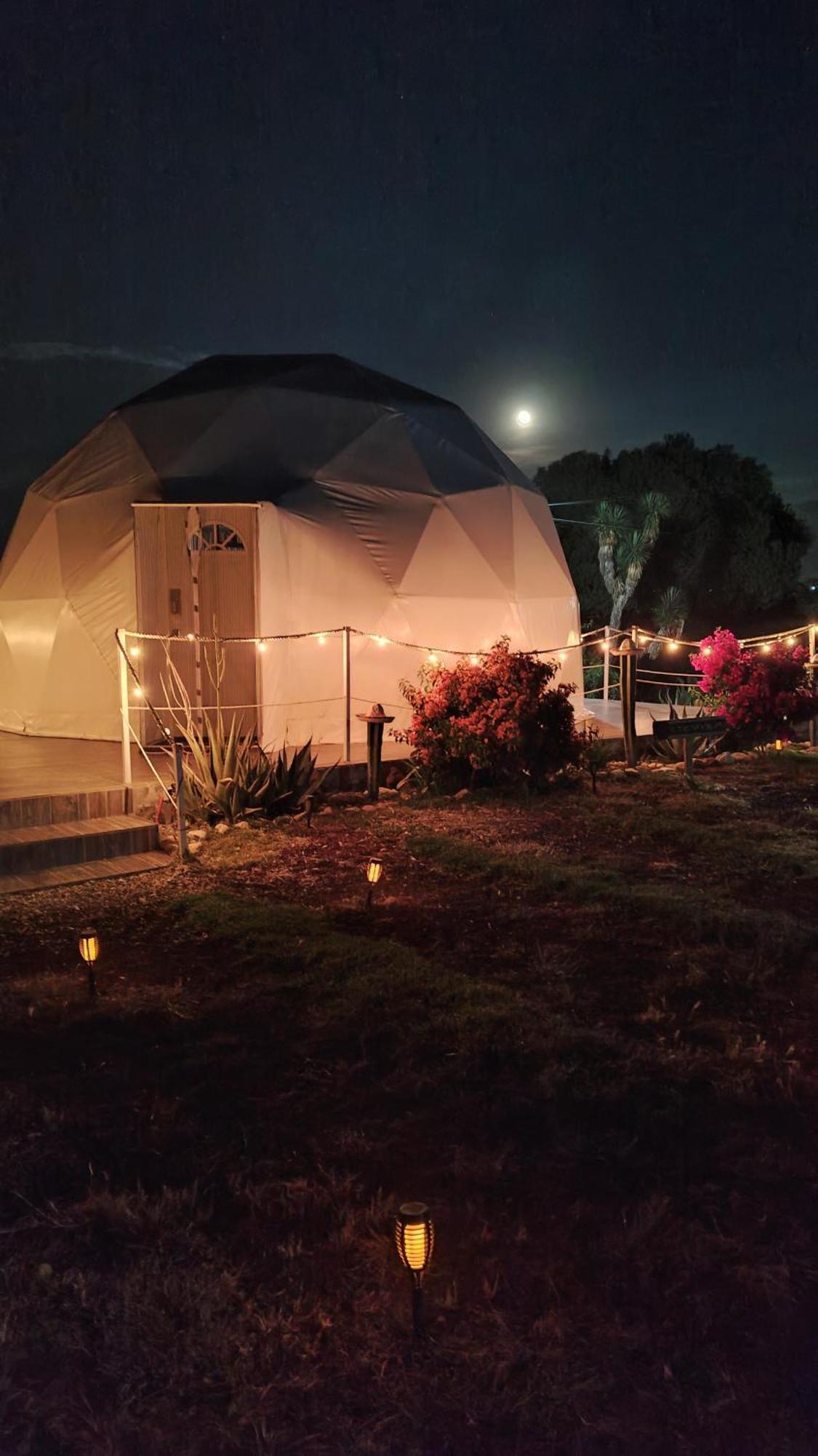 מלון הואסקה דה אוקמפו El Gato Glamping Con Vista A Prismas Basalticos מראה חיצוני תמונה