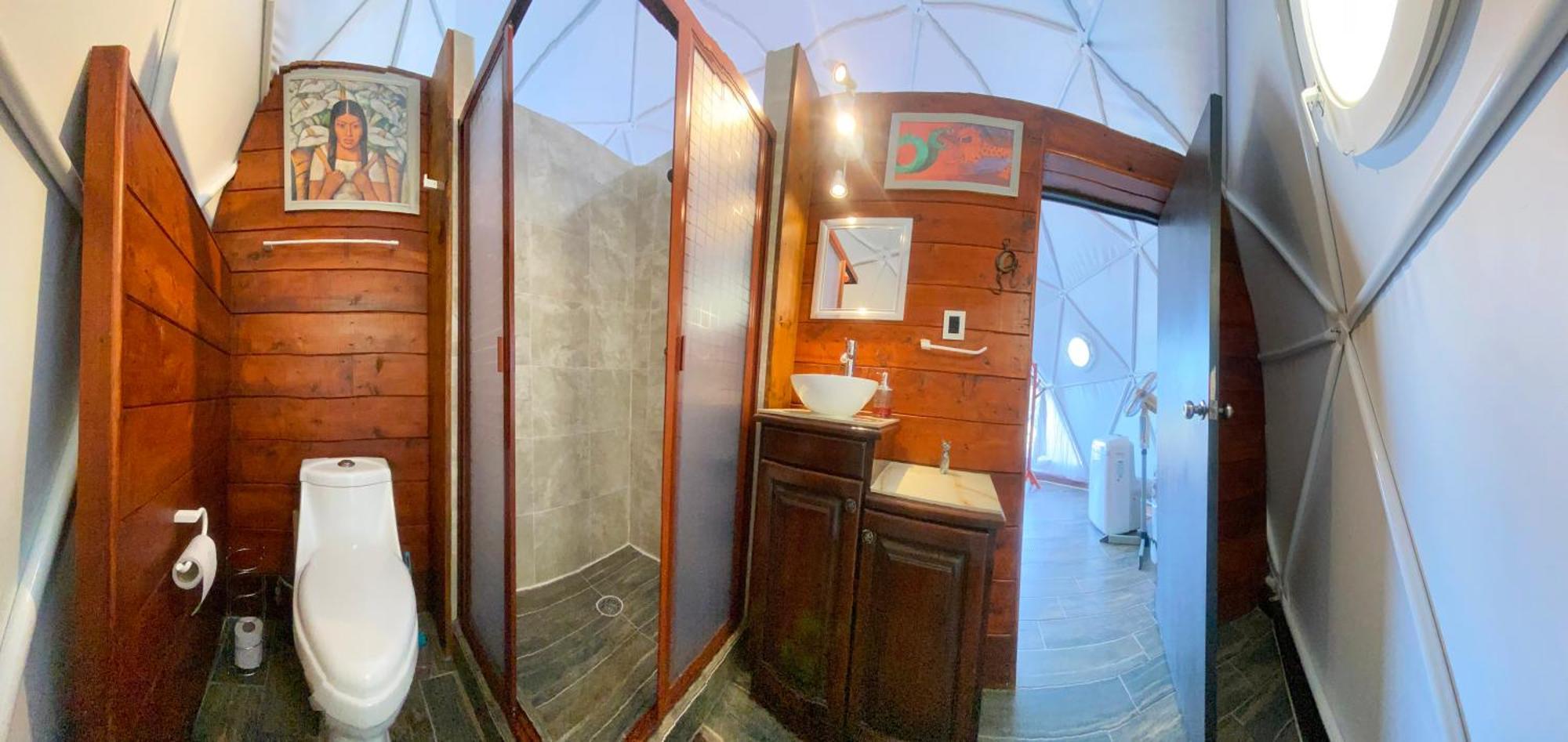 מלון הואסקה דה אוקמפו El Gato Glamping Con Vista A Prismas Basalticos מראה חיצוני תמונה