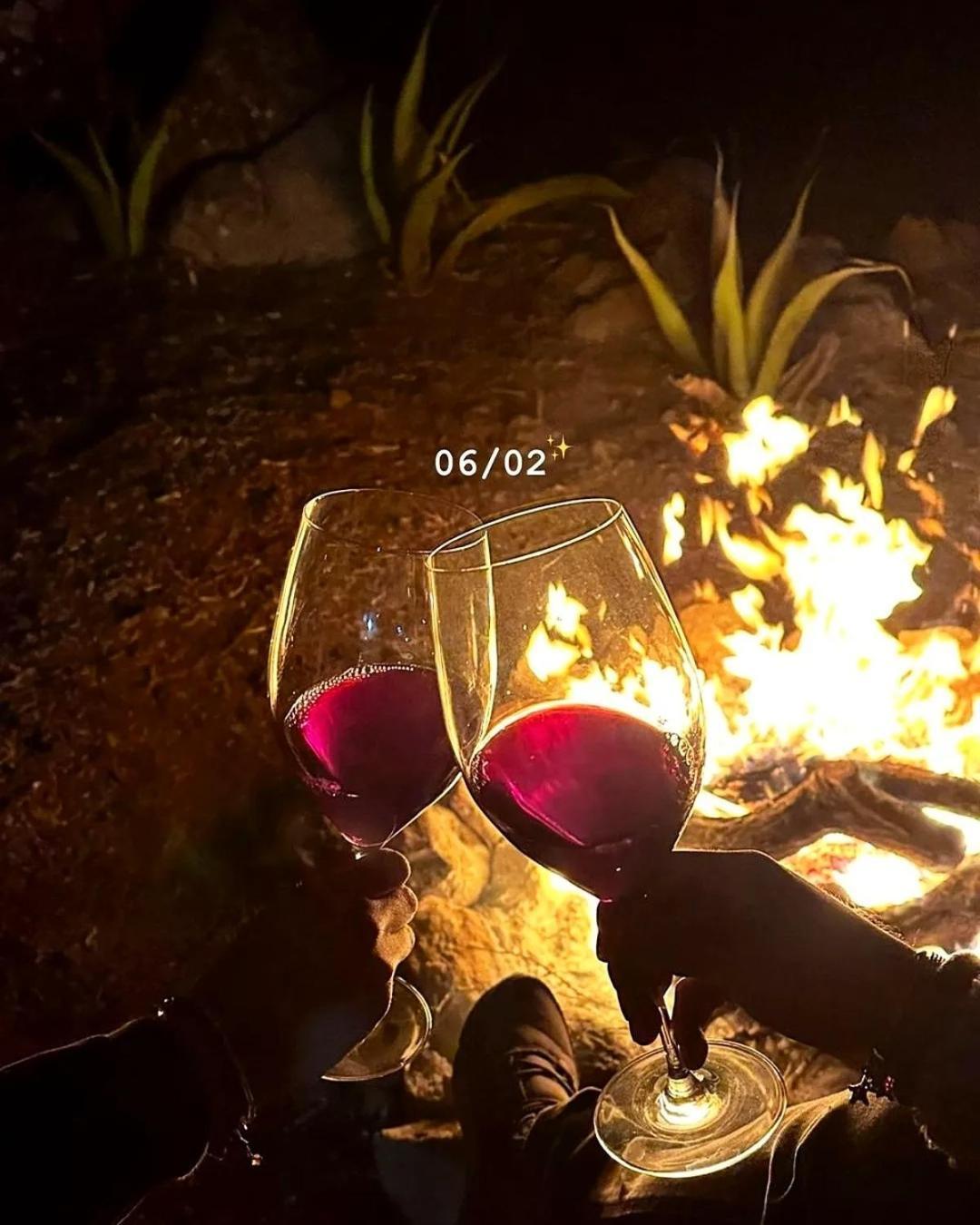 מלון הואסקה דה אוקמפו El Gato Glamping Con Vista A Prismas Basalticos מראה חיצוני תמונה