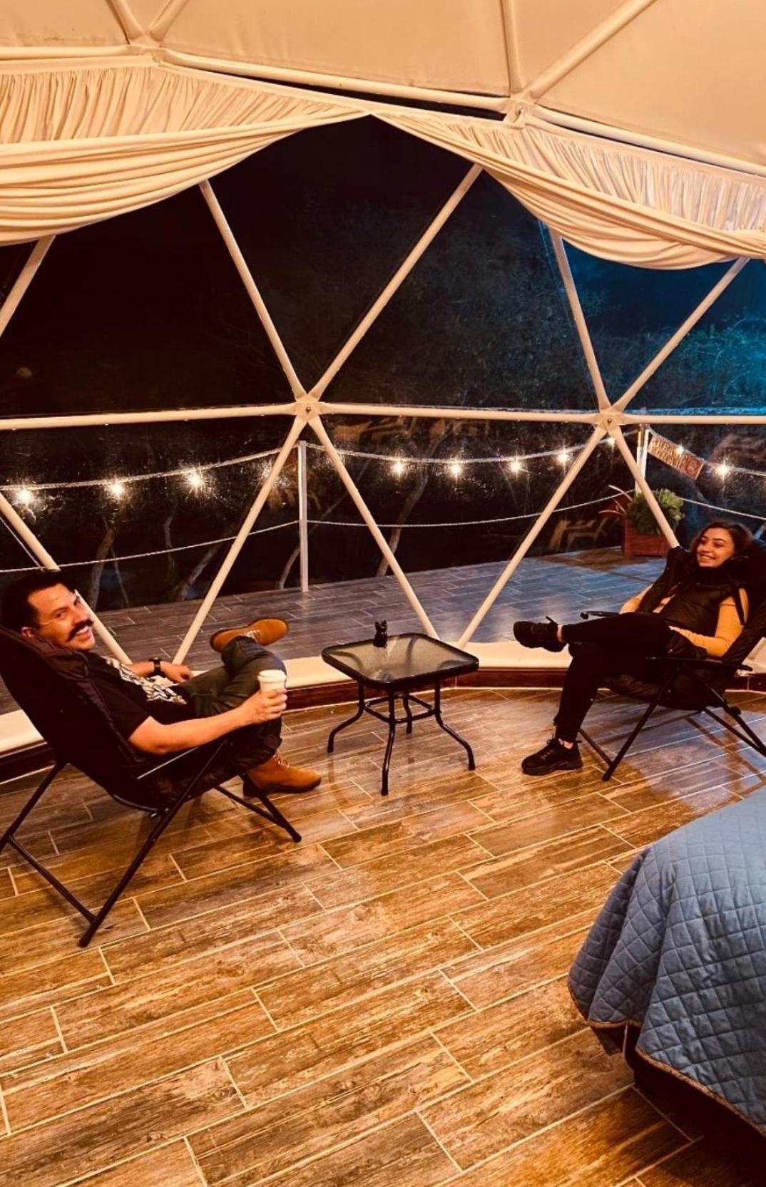 מלון הואסקה דה אוקמפו El Gato Glamping Con Vista A Prismas Basalticos מראה חיצוני תמונה