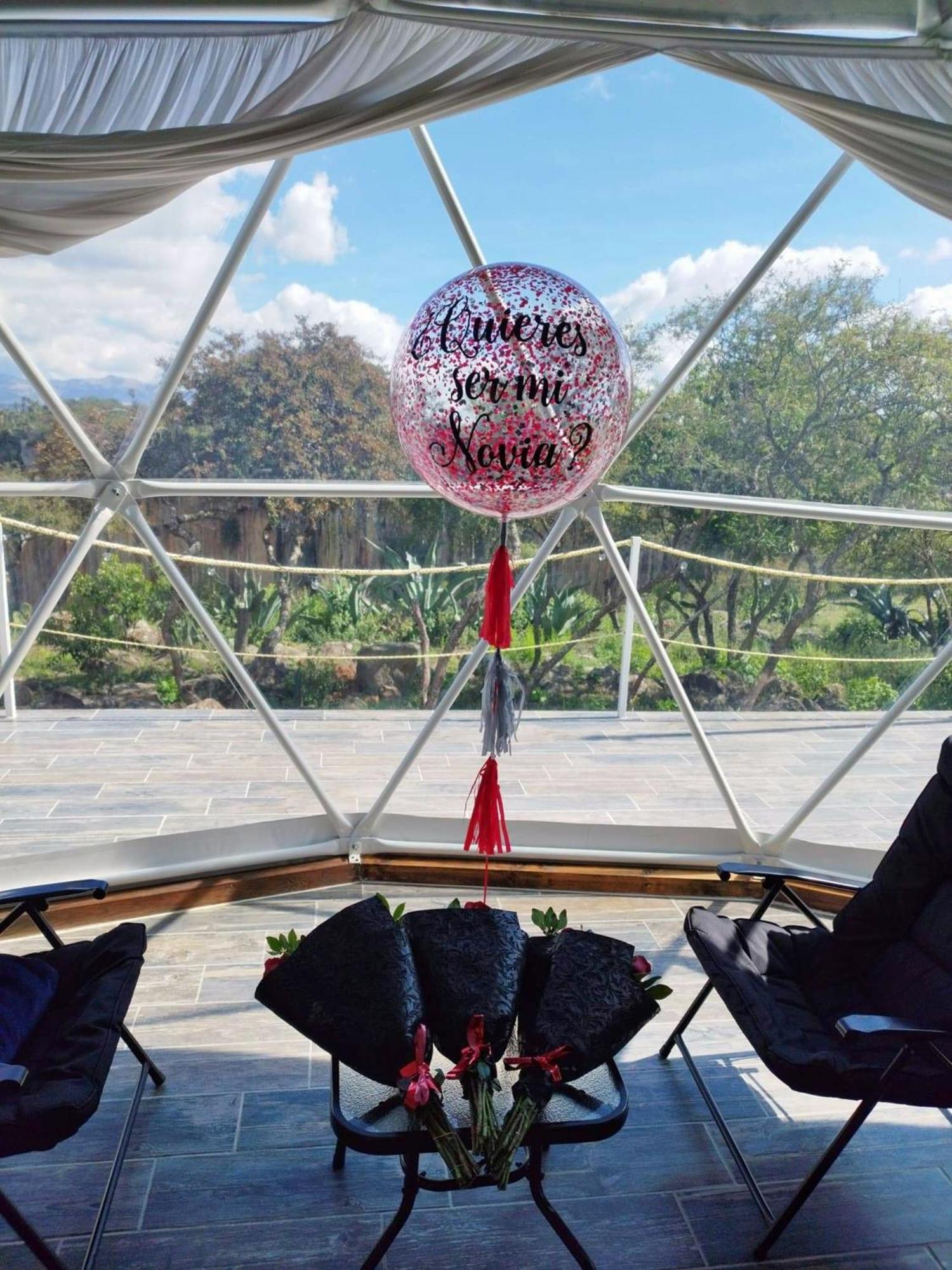 מלון הואסקה דה אוקמפו El Gato Glamping Con Vista A Prismas Basalticos מראה חיצוני תמונה