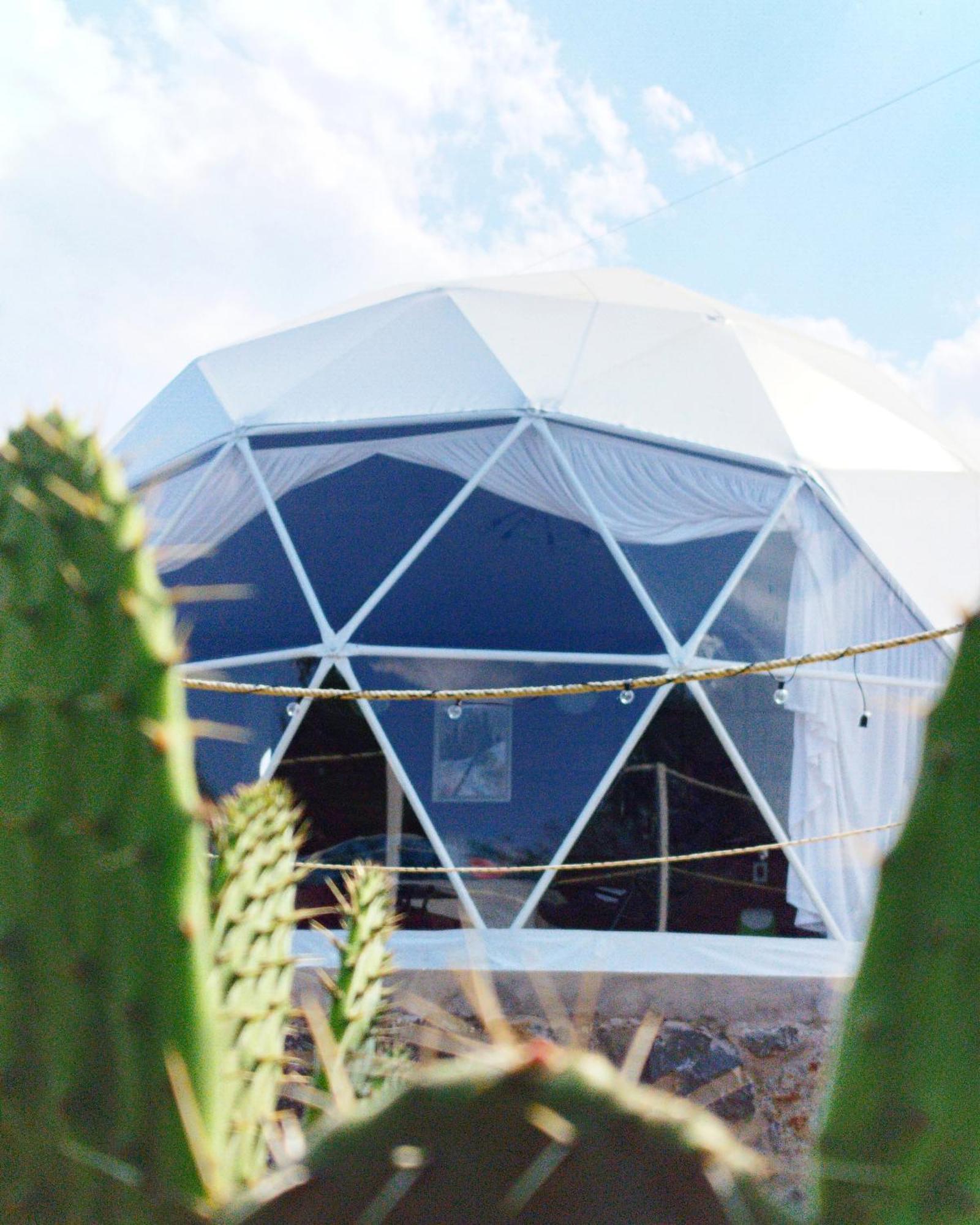 מלון הואסקה דה אוקמפו El Gato Glamping Con Vista A Prismas Basalticos מראה חיצוני תמונה